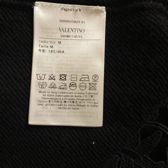 Valentino logo floral lace hoodie - Picture 3 of 8